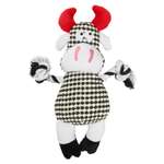 Игрушка для собак Barbaks Бурёнка мягкая с пищалкой 35см