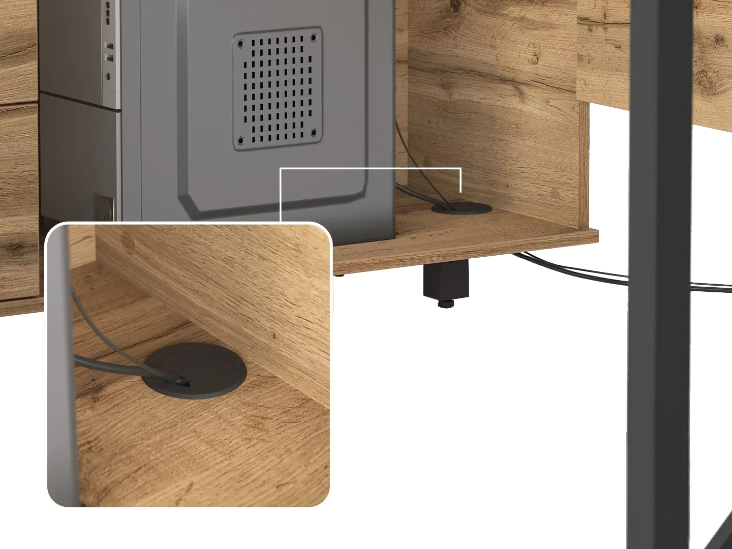 Письменный стол КАЛИФОРНИЯ МЕБЕЛЬ Хардвиг - фото 3