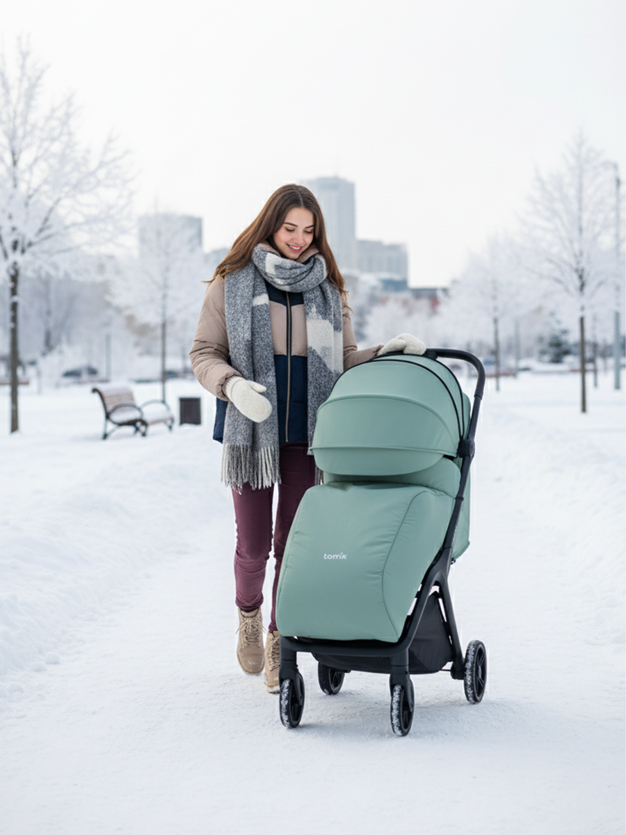 Коляска прогулочная Tomix Easy зеленый - фото 17