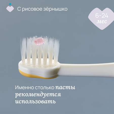 Зубная щетка классическая Chicco от 6 мес. 2 шт.