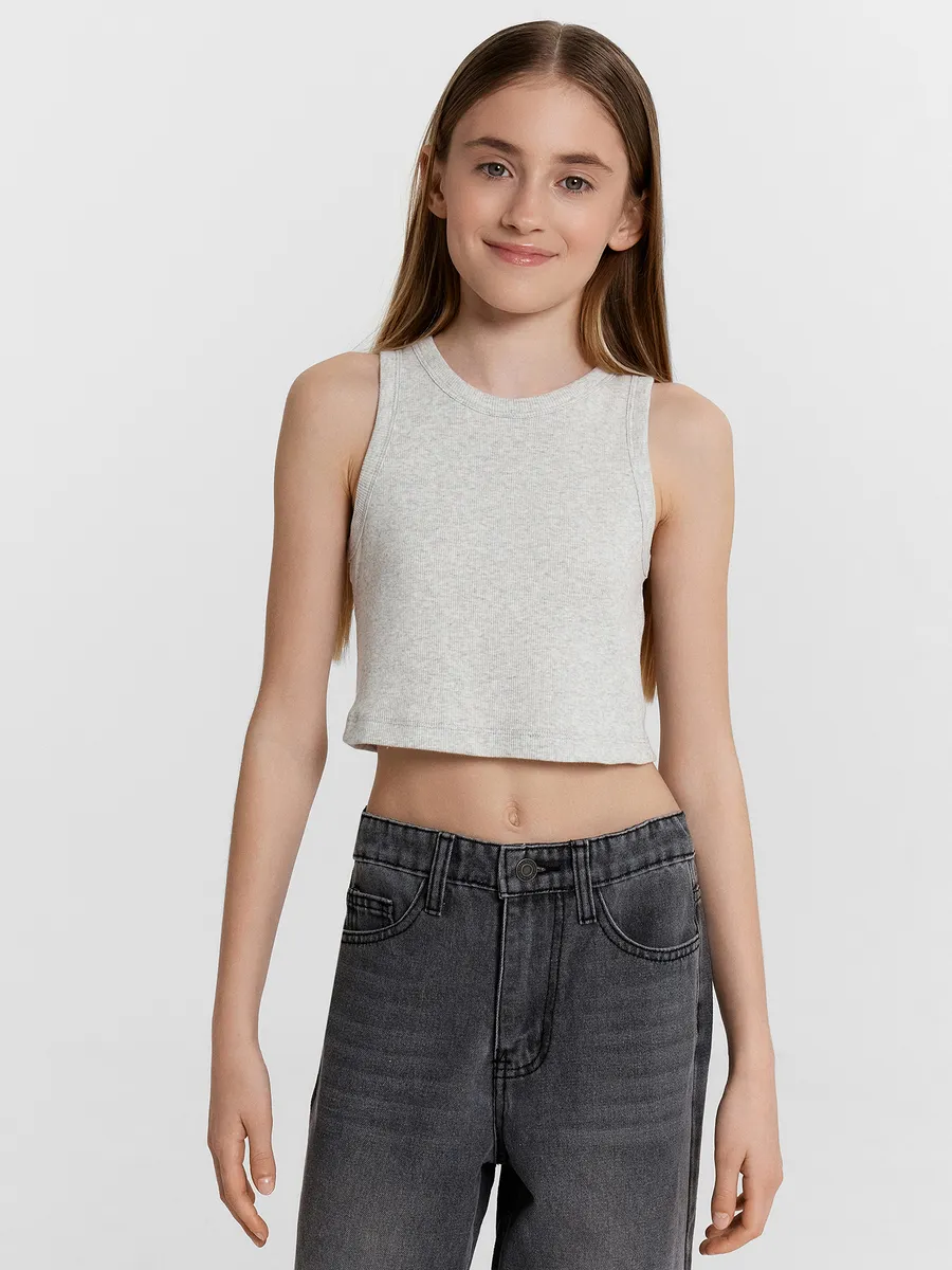 Топ Mark Formelle (Марк Формэль) 117902/серый меланж 4306-А - фото 1