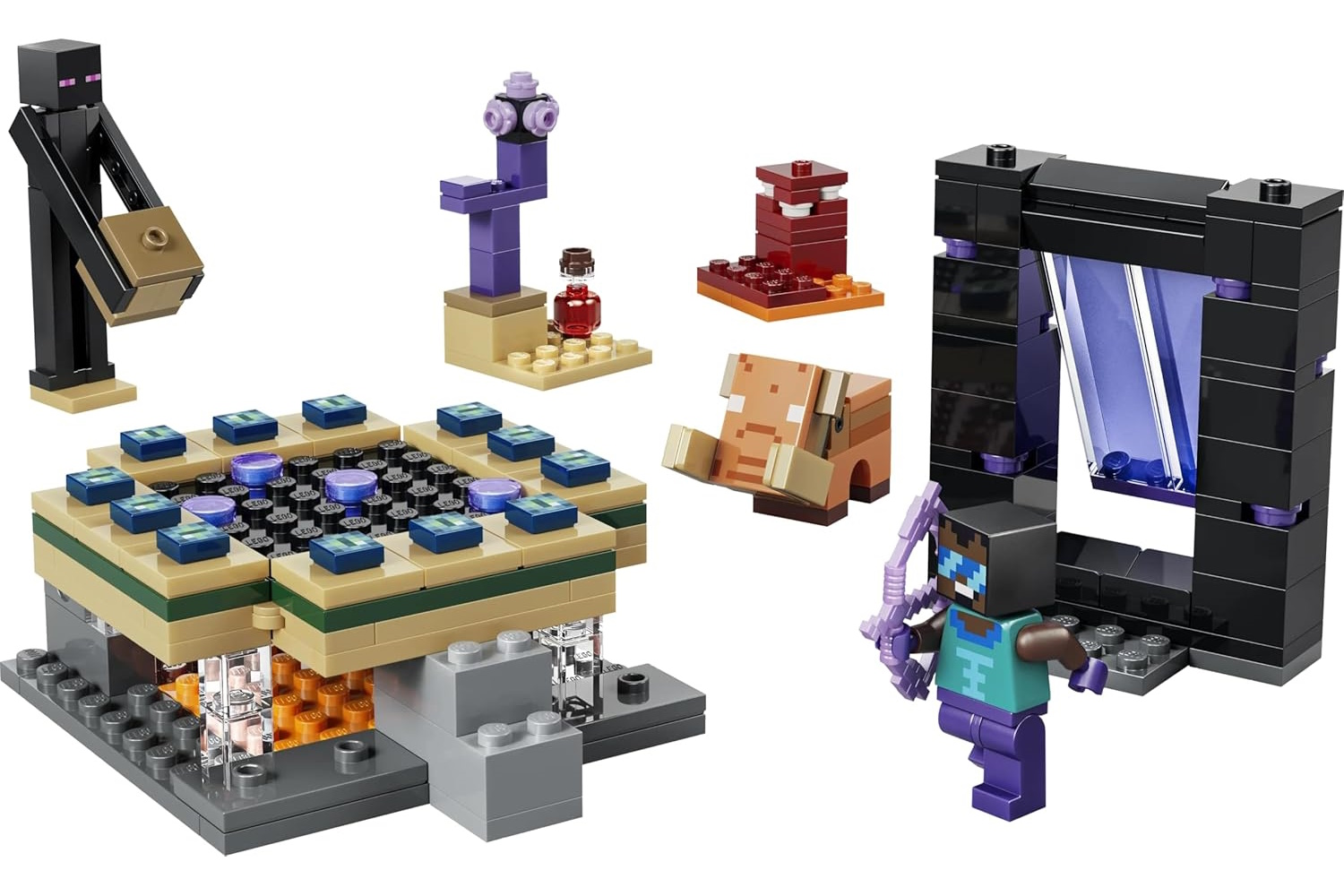 Конструктор LEGO Minecraft Путешествие к Нижнему миру 192 дет. - фото 2