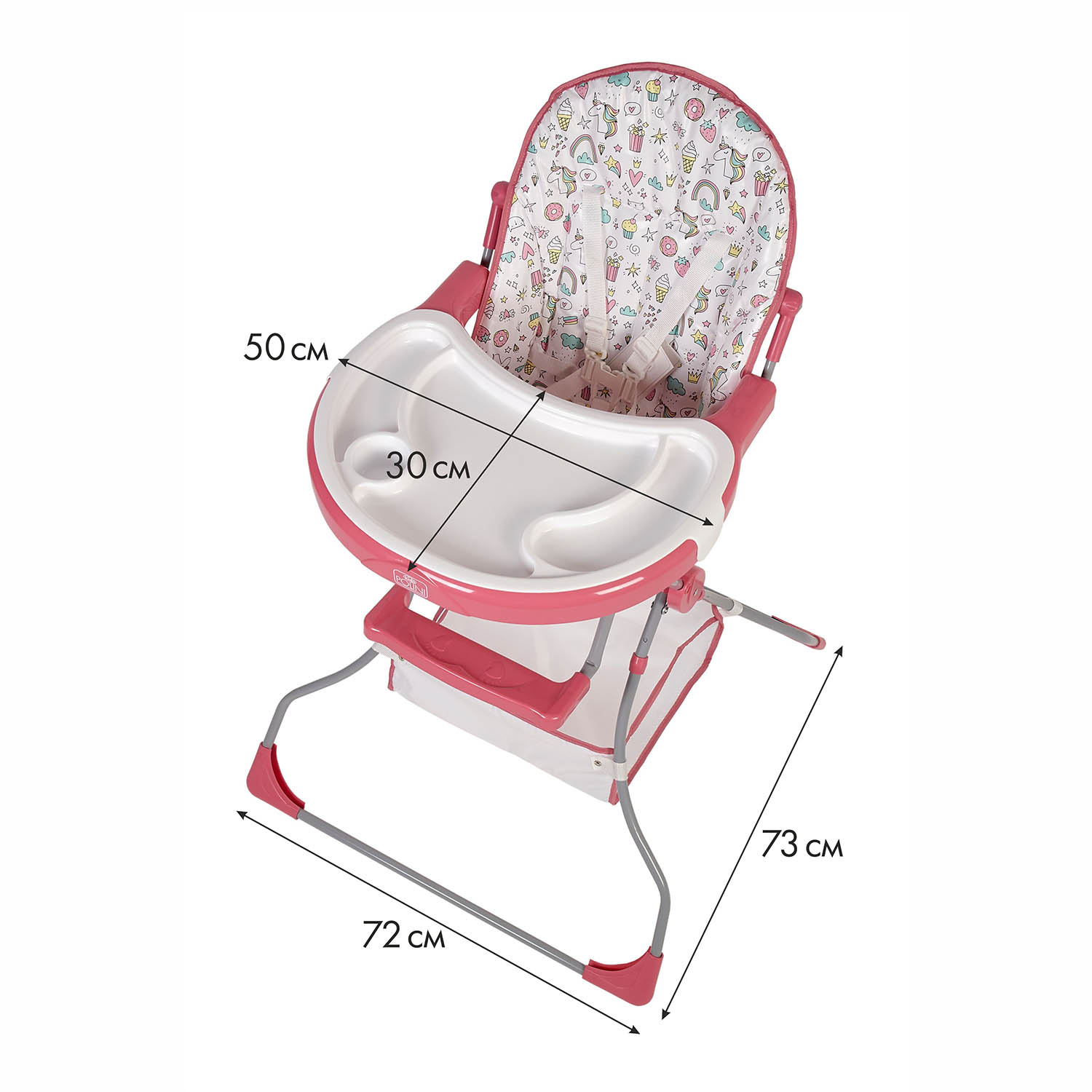 Стульчик для кормления Polini kids классический - фото 31