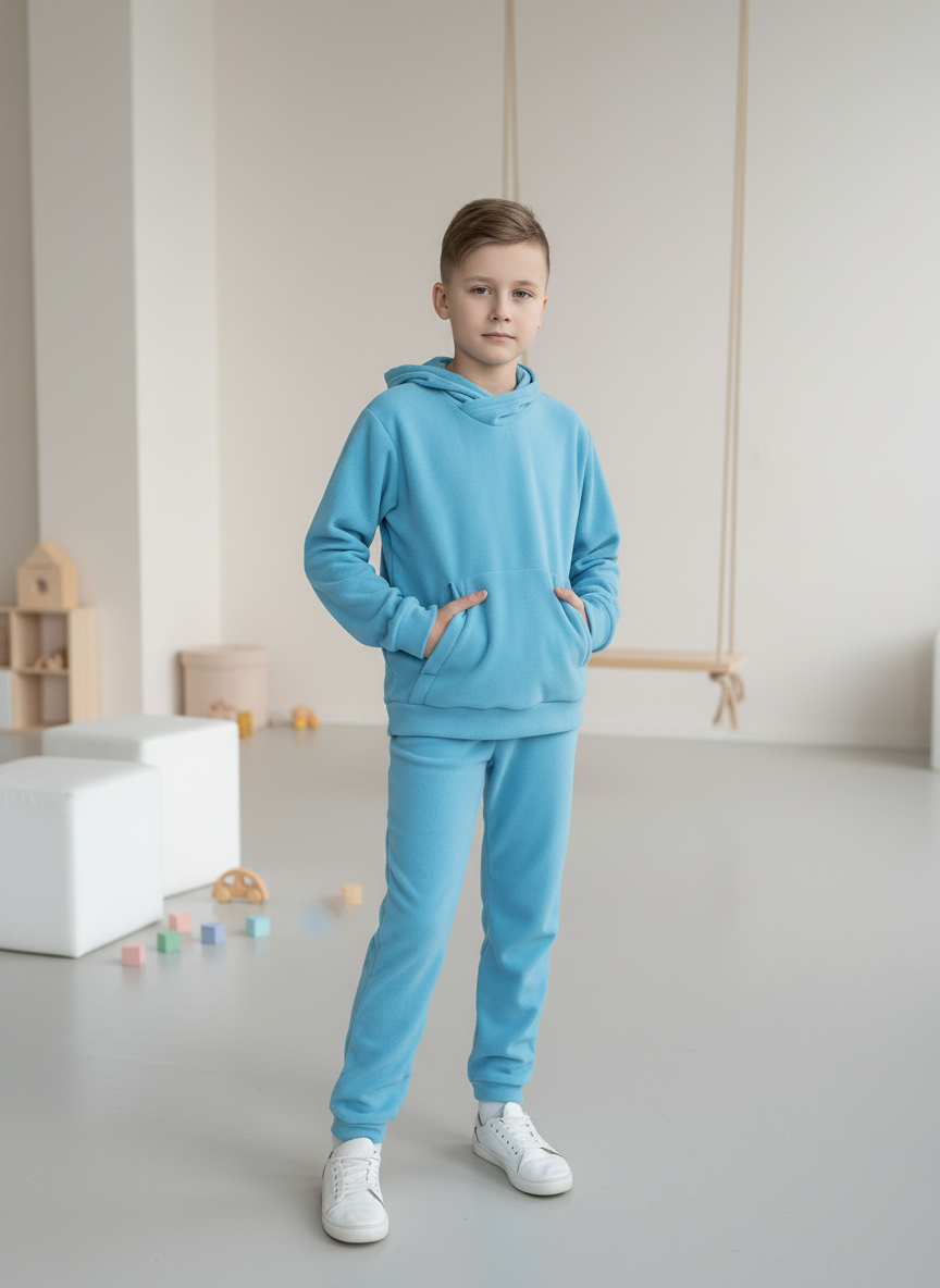 Худи и брюки ULTRA 7043г(ш)-Ул бирюза - фото 1