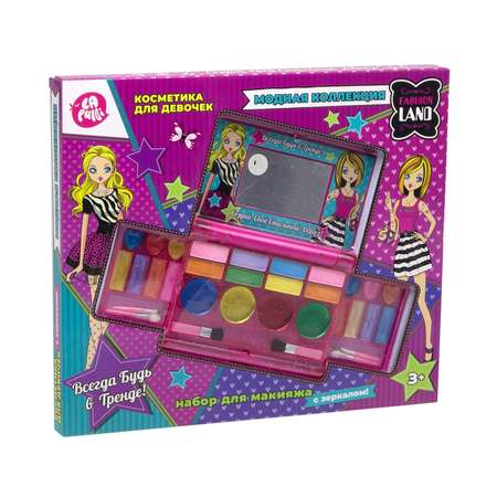 Набор для макияжа LAPULLI KIDS + зеркало в подарок