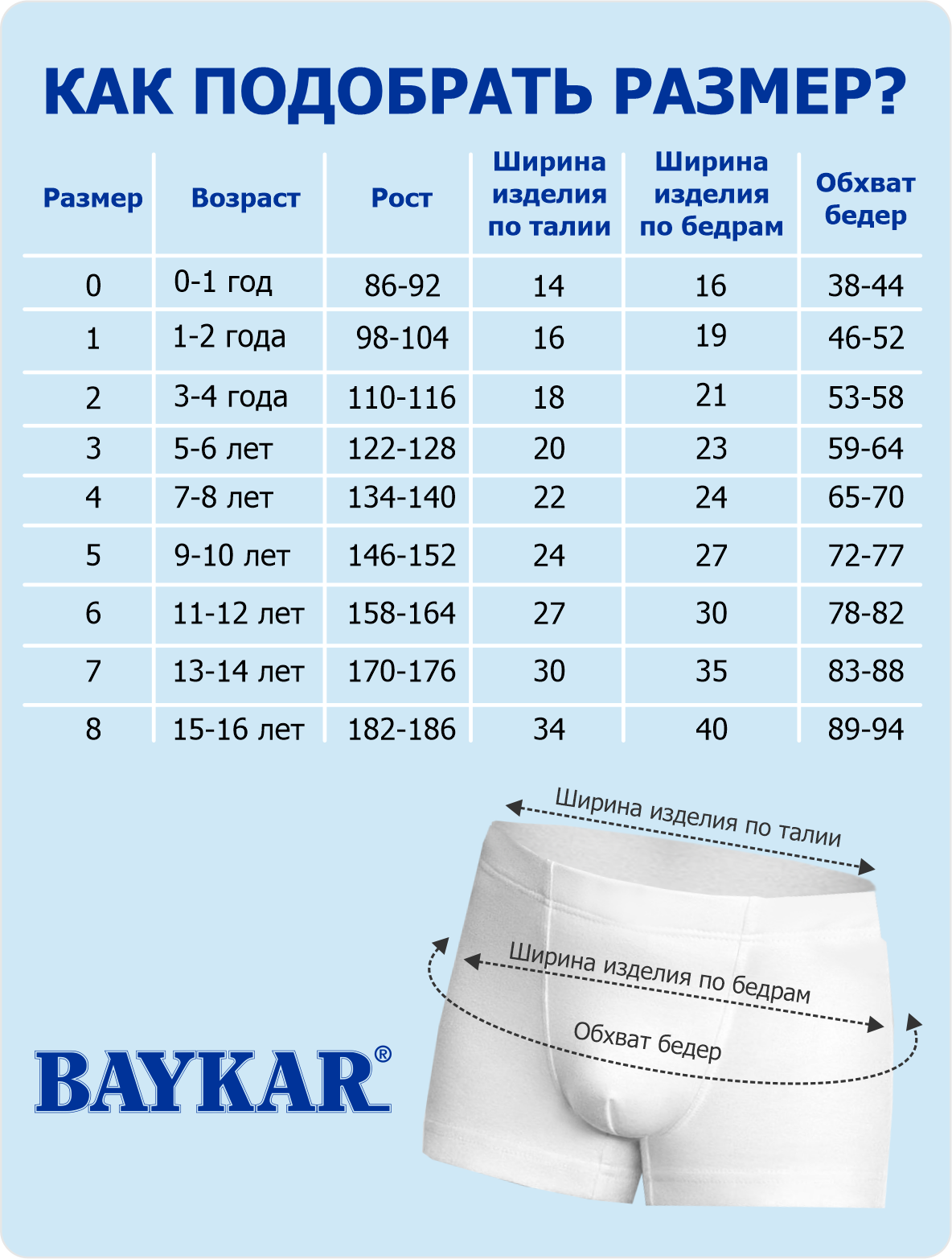 Трусы боксеры 3 шт Baykar N341837-22 - фото 5