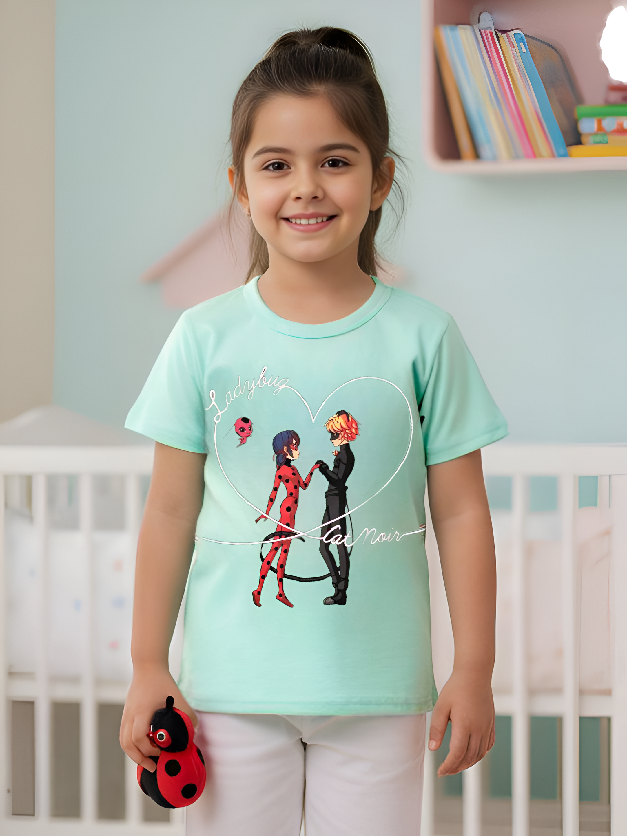 Футболка Леди Баг и Супер Кот 33717Ф - фото 1