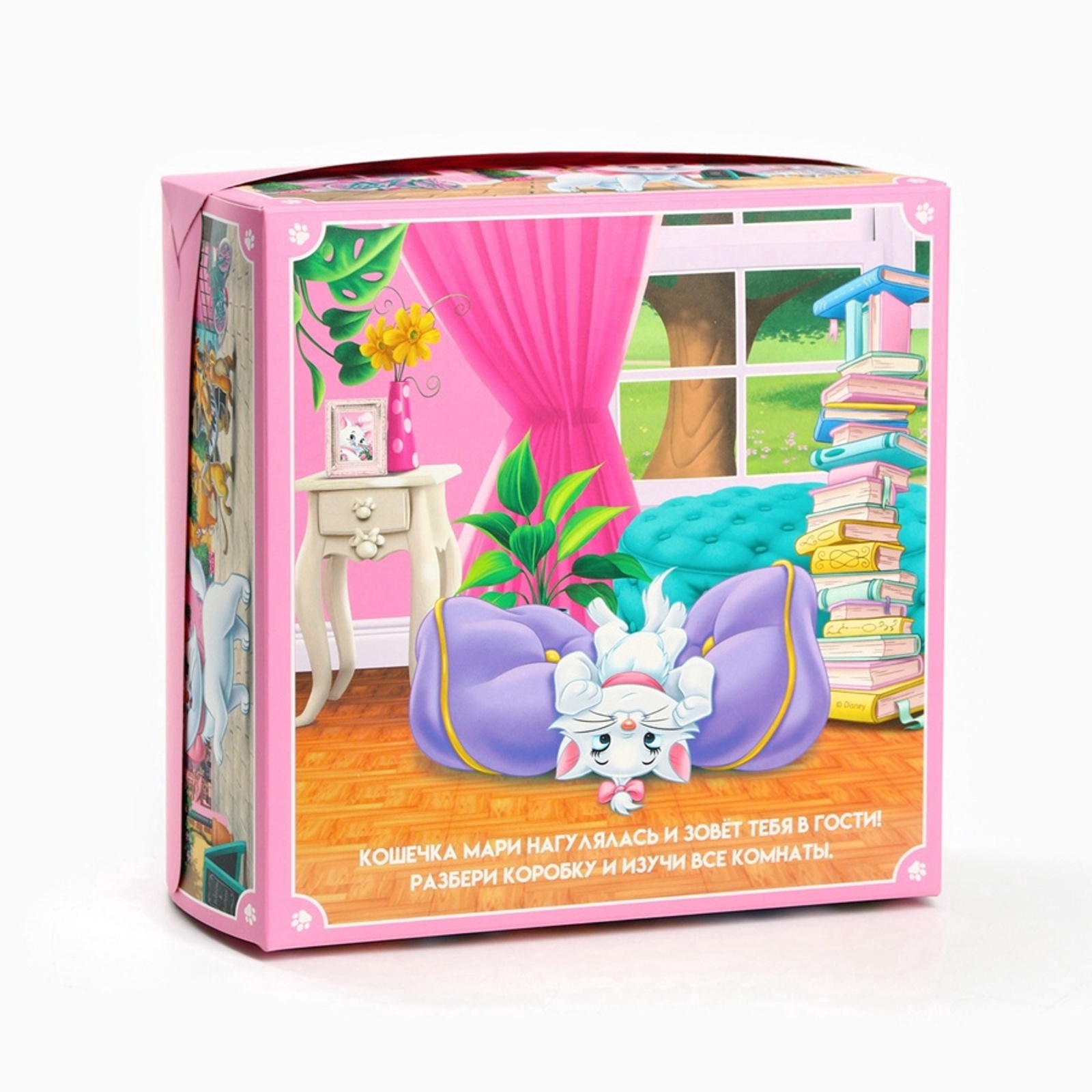 Коробка подарочная Disney с 3Д Кошки 15 х 15 х7 см - фото 2