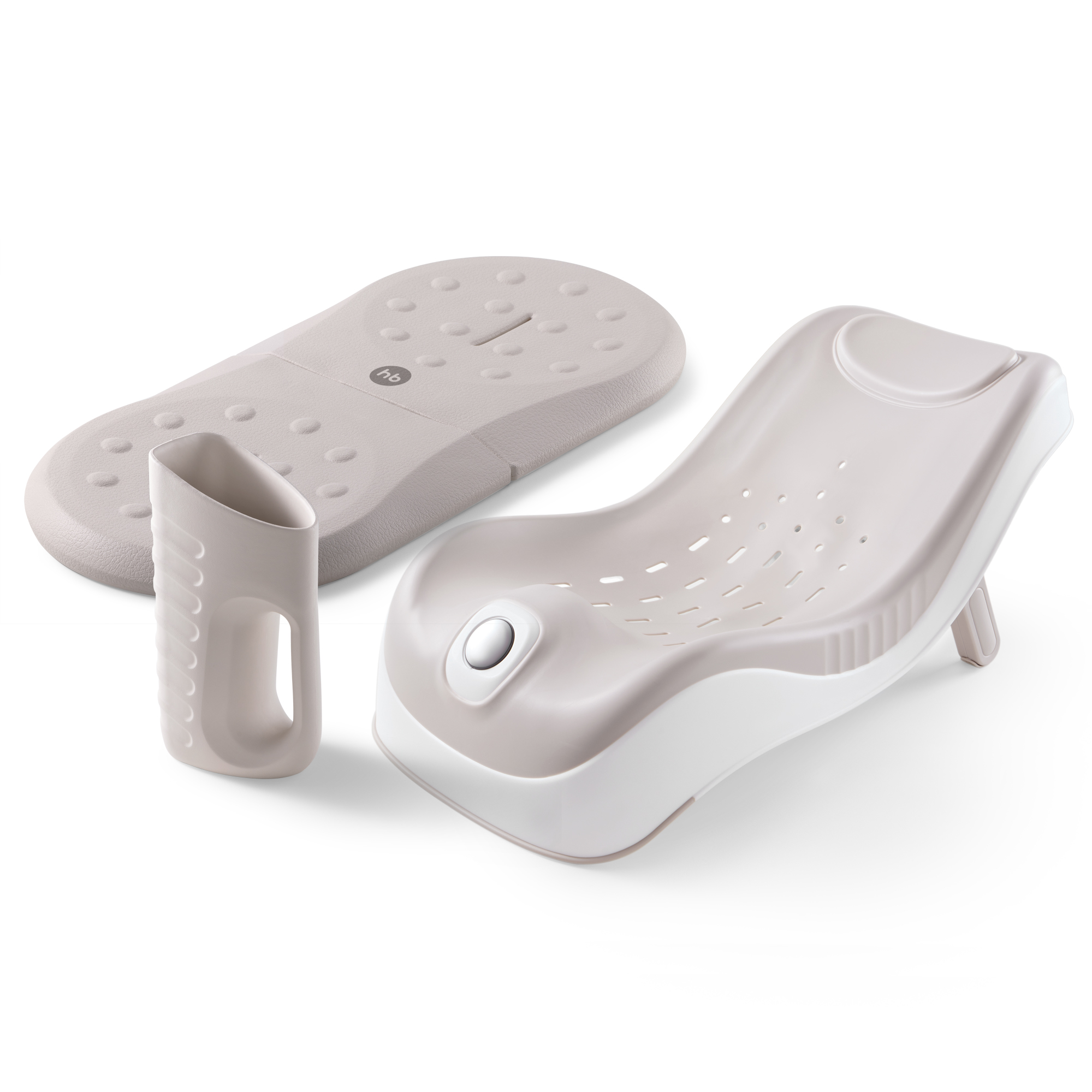 Изображение товара Горка для купания Happy Baby CHILLAS PRO набор серый