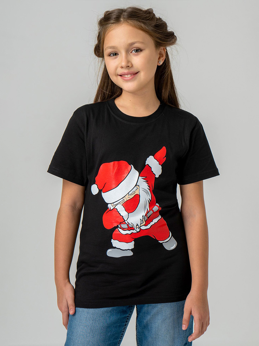 Футболка HappyFox HF55011Msanta.черный - фото 13