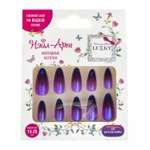 Накладные ногти LUKKY Cat s Eye Purple фиолетовые