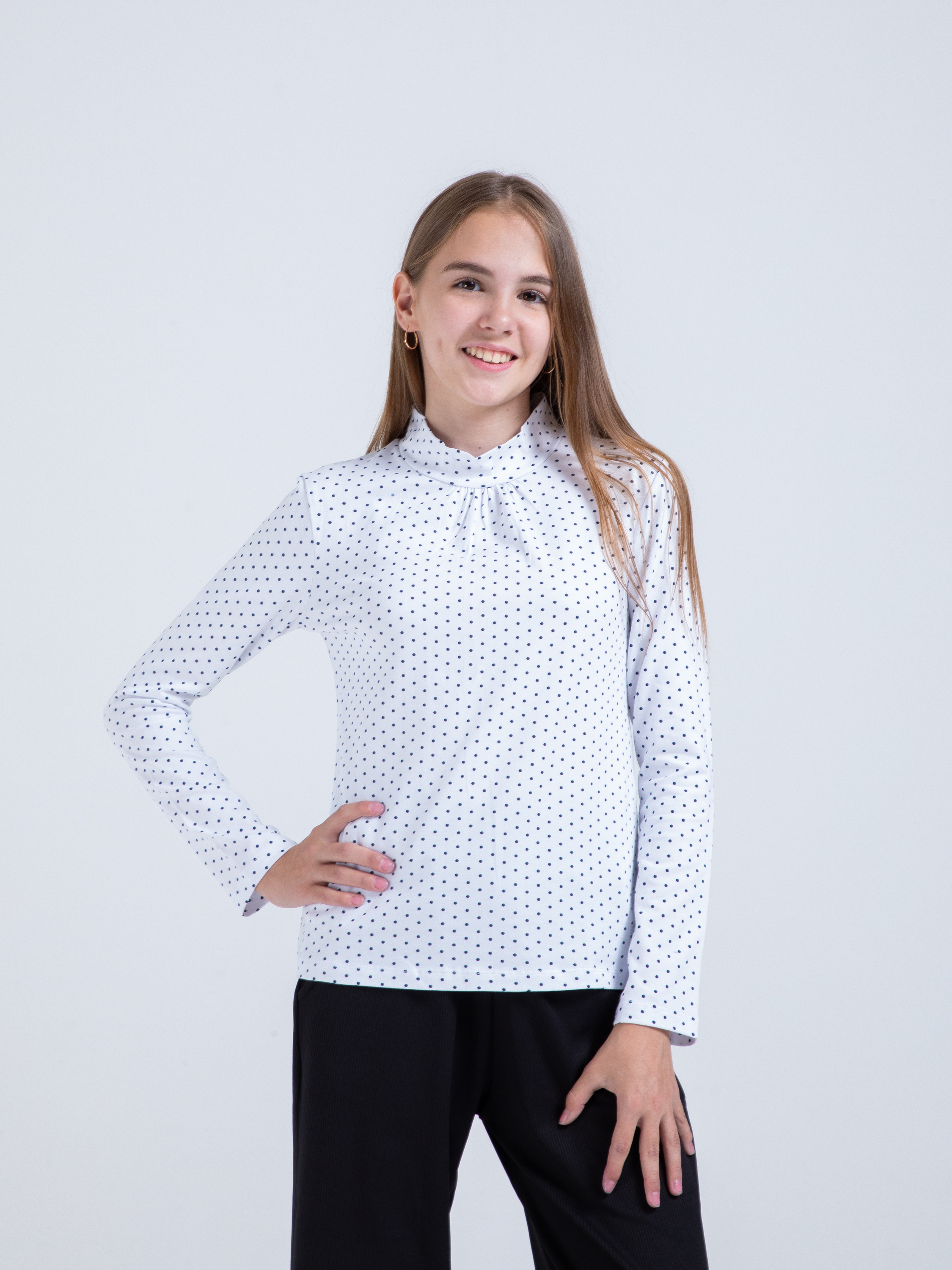 Водолазка STELLA MODA 15602_белый - фото 12