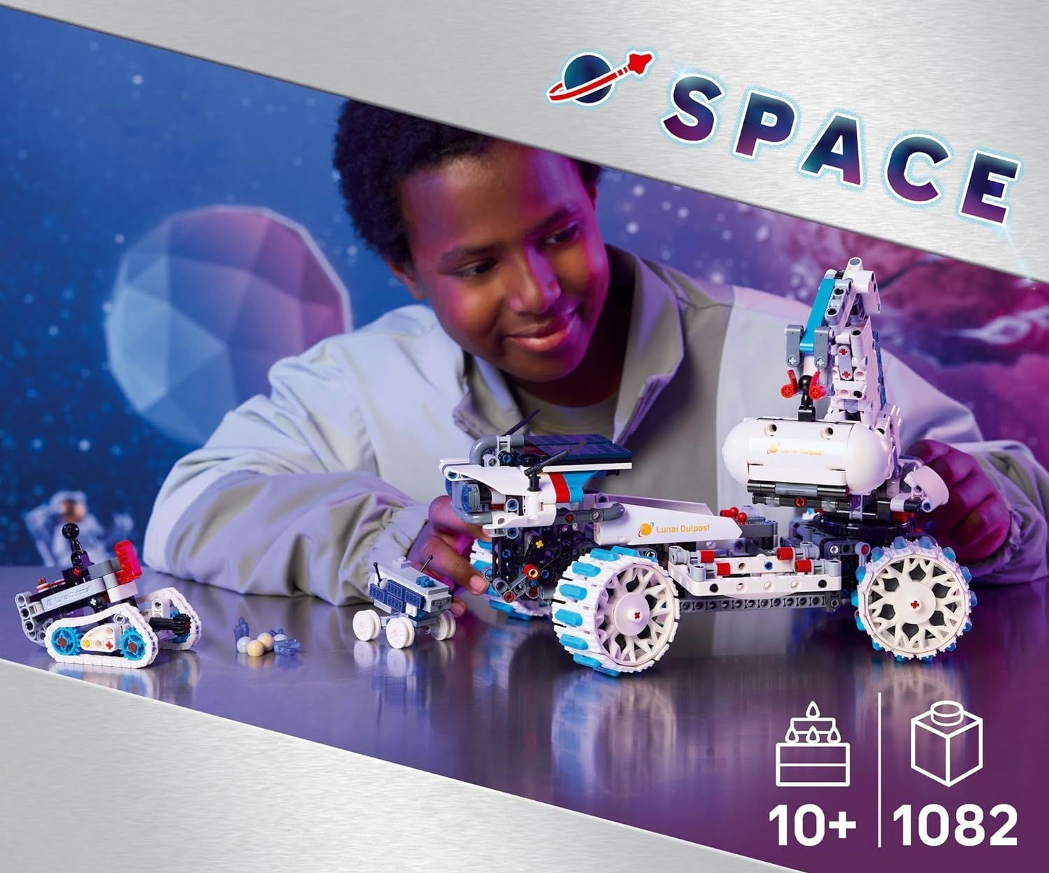 Конструктор LEGO Technic Lunar Outpost Moon Rover 1082 дет. - фото 6