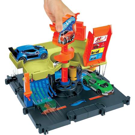 Трек Hot Wheels City Downtown с пусковой установкой