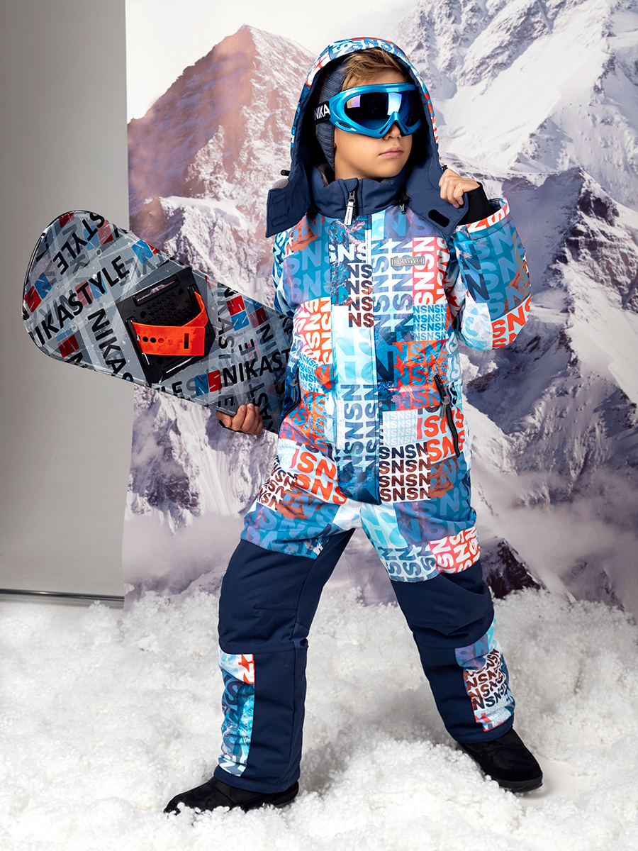 Комбинезон NIKASTYLE 8з2524 лед/деним - фото 3
