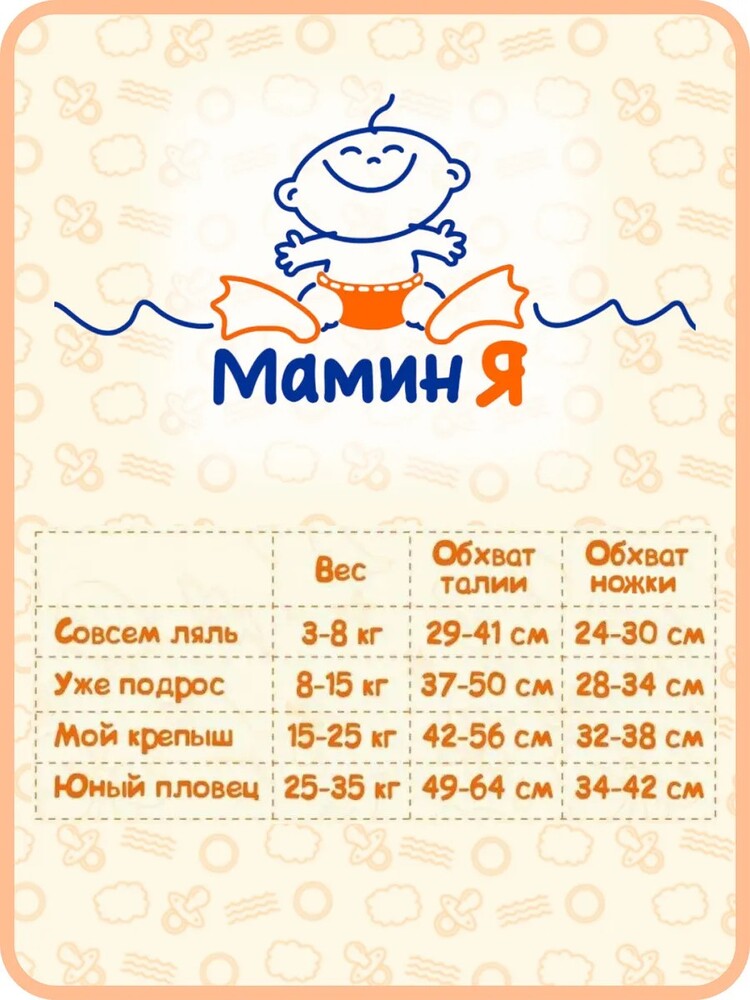 Многоразовые подгузники Мамин Я XL - фото 18