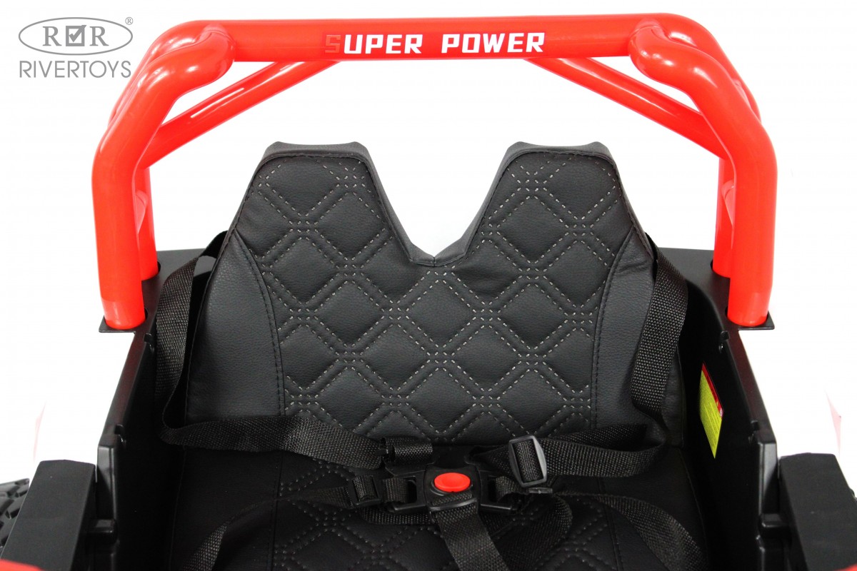 Электромобиль RIVERTOYS F888FF-A-4WD-RED С пультом ДУ - фото 16