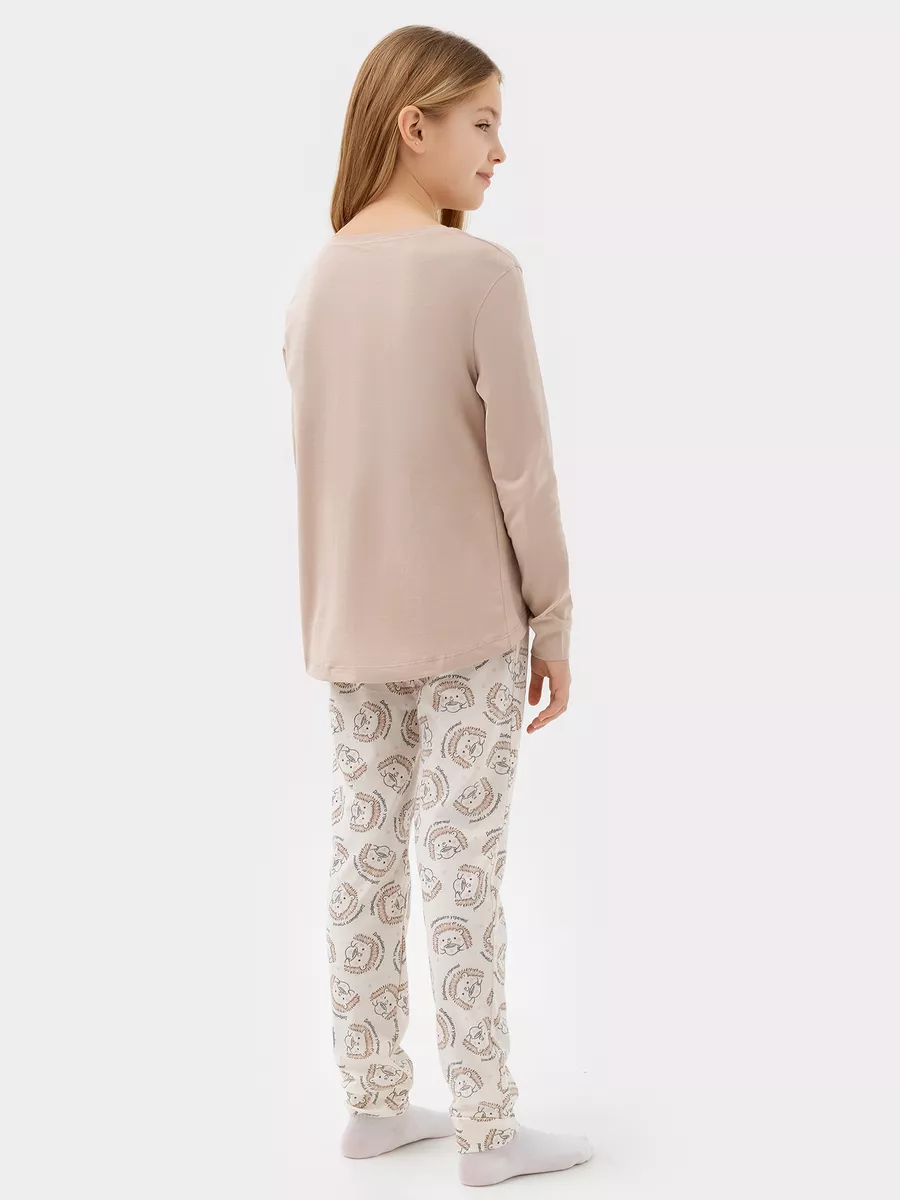 Пижама Mark Formelle (Марк Формэль) 567720/бежевый +ежики на молочном - фото 3