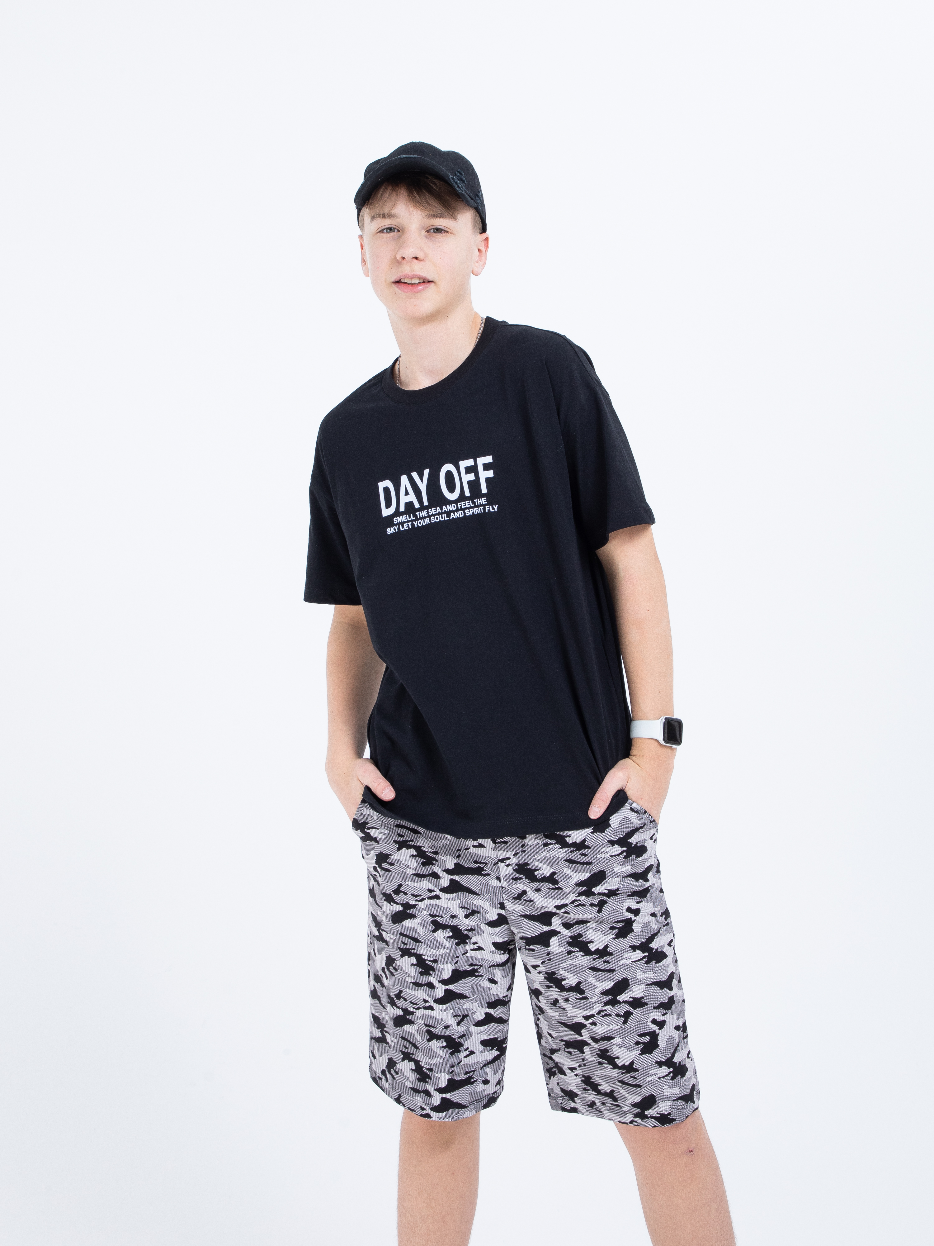 Шорты Lets Go 10413_св.серый - фото 6