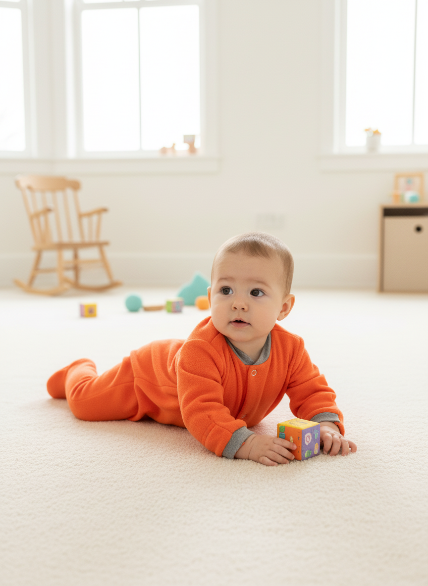 Изображение товара Комбинезон Утенок для мальчика из флиса, 68 размер