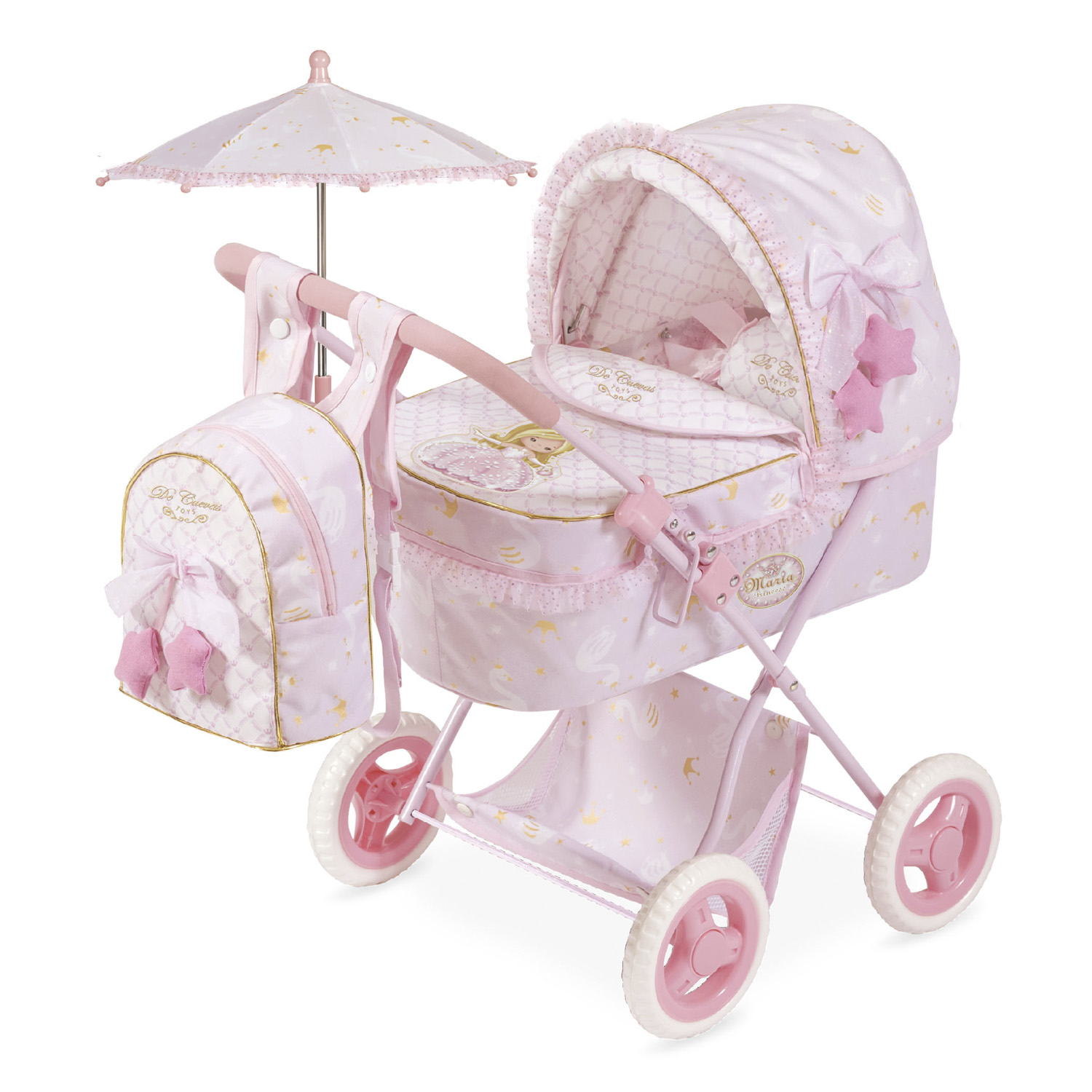 Коляска-люлька для кукол DeCuevas Toys 85028 - фото 1
