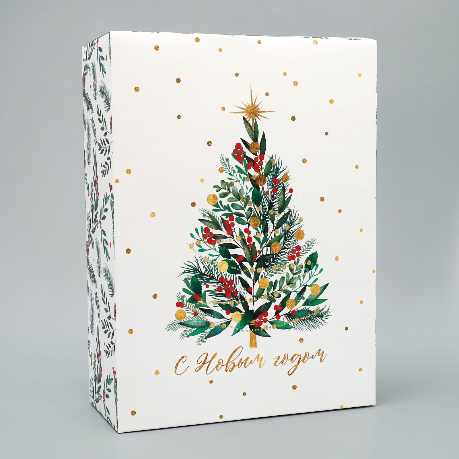 Коробка складная Дарите Счастье "Елочка", 22 х 30 х 10 см - фото 2