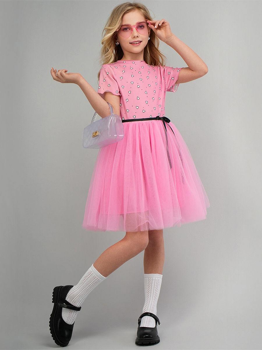 Платье HappyFox HFI3284розовый - фото 7