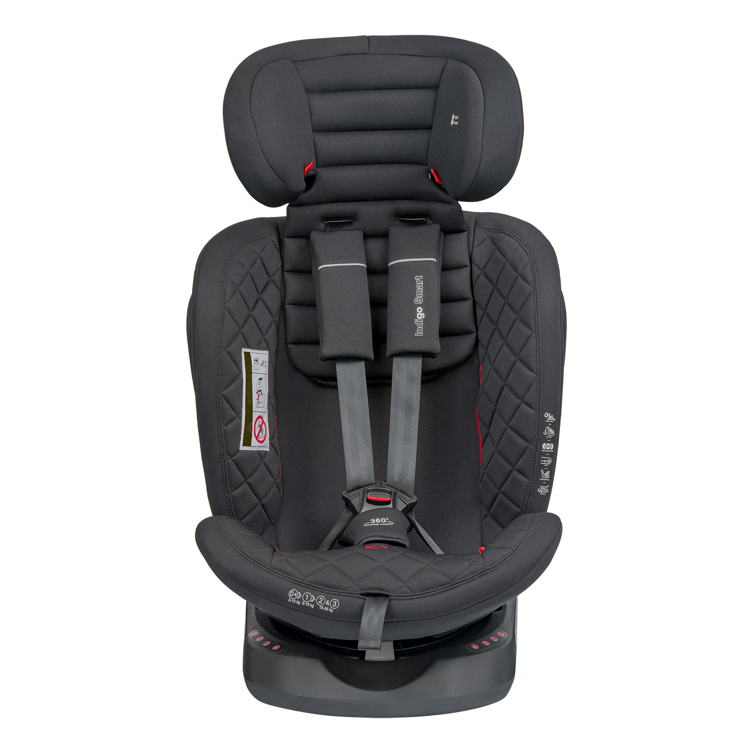 Автокресло Indigo SMART Isofix 0+/1/2/3 (0-36 кг) - фото 8
