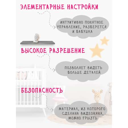 Видеоняня Moro Baby Белый