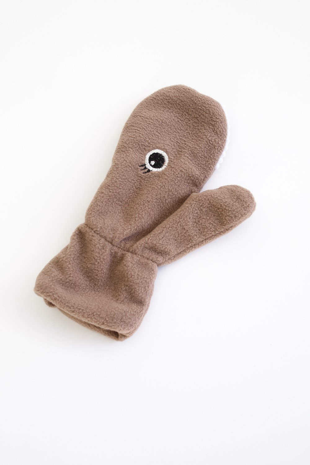 Варежки MINIDINO Т-РУК-001Варежки Акула мокко - фото 2