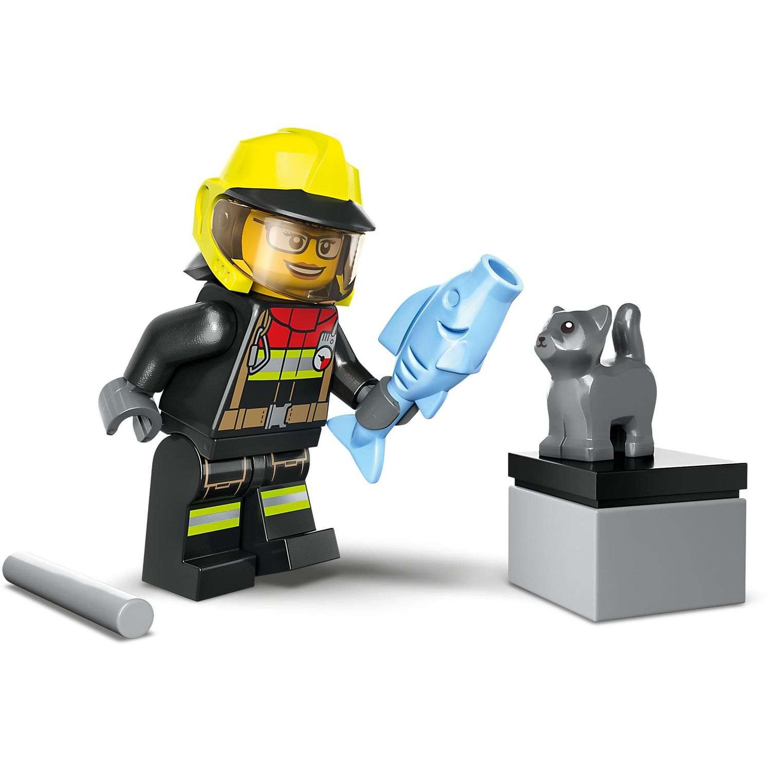 Конструктор LEGO City Спасательная пожарная машина блочный - фото 5