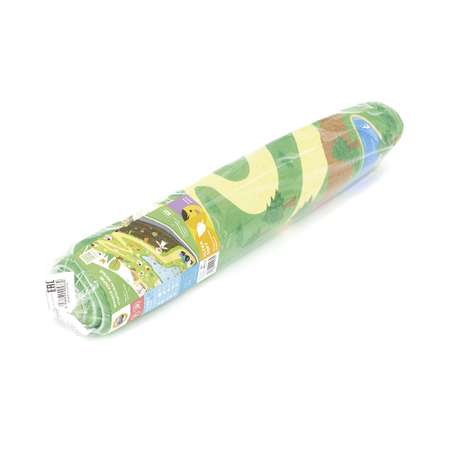 Игровой коврик МУЛЬТИФАН мягкий 150х100 Считалка Синий Трактор