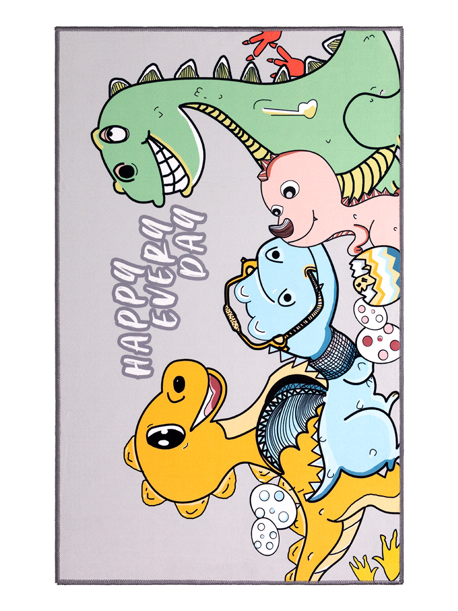 Коврик комнатный LUCKY 50x80 см жёлтый зелёный M111233 - фото 2