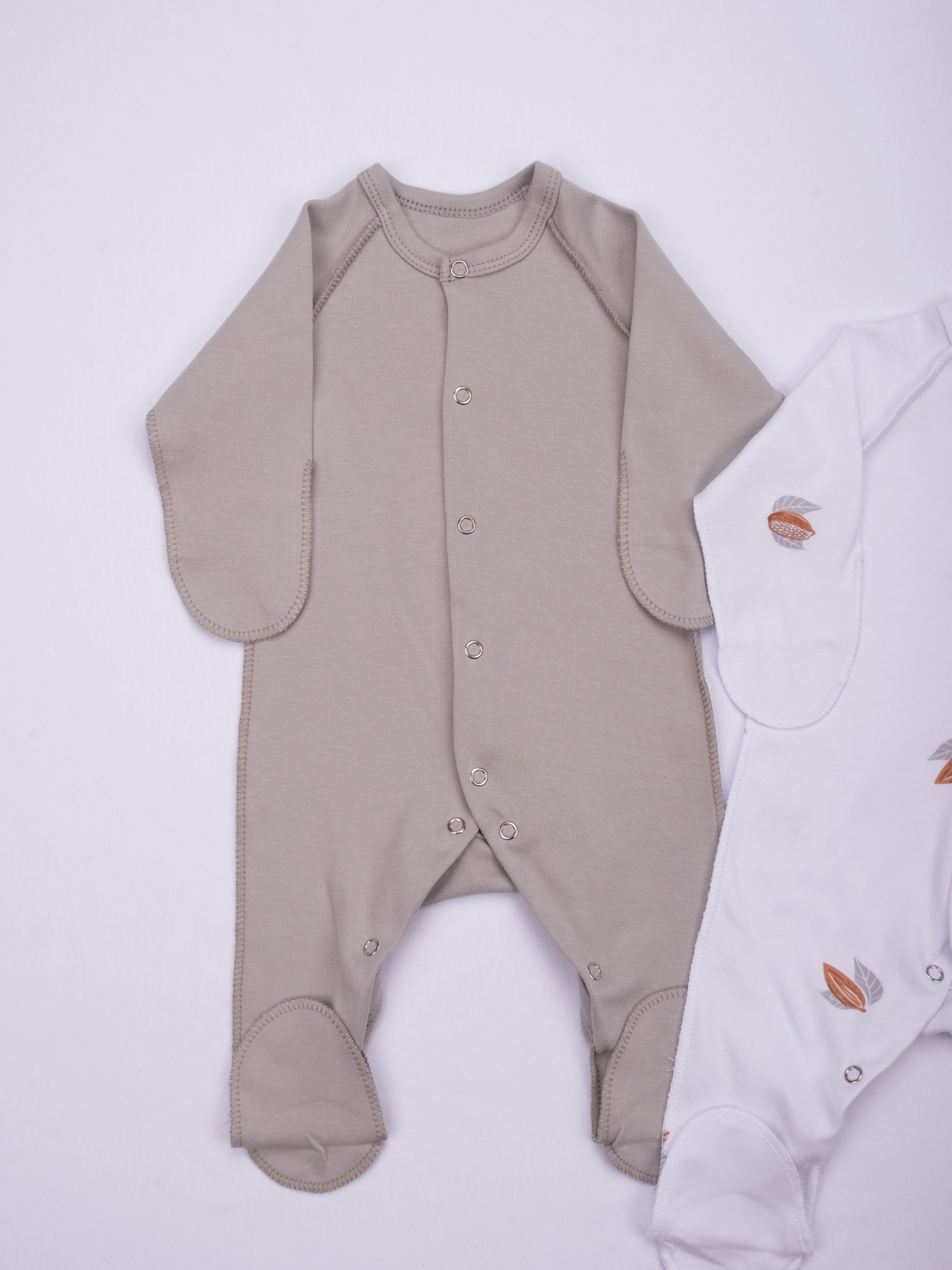 Комбинезон 2 шт ЯРКО 05062 ИК Какао, серый - фото 3