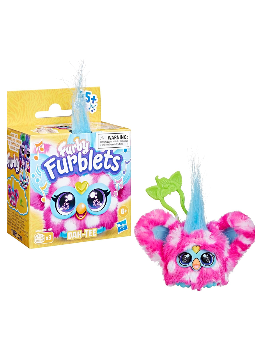 Мягкая игрушка Hasbro Furby Ферби Dah-Tee розовый - фото 5