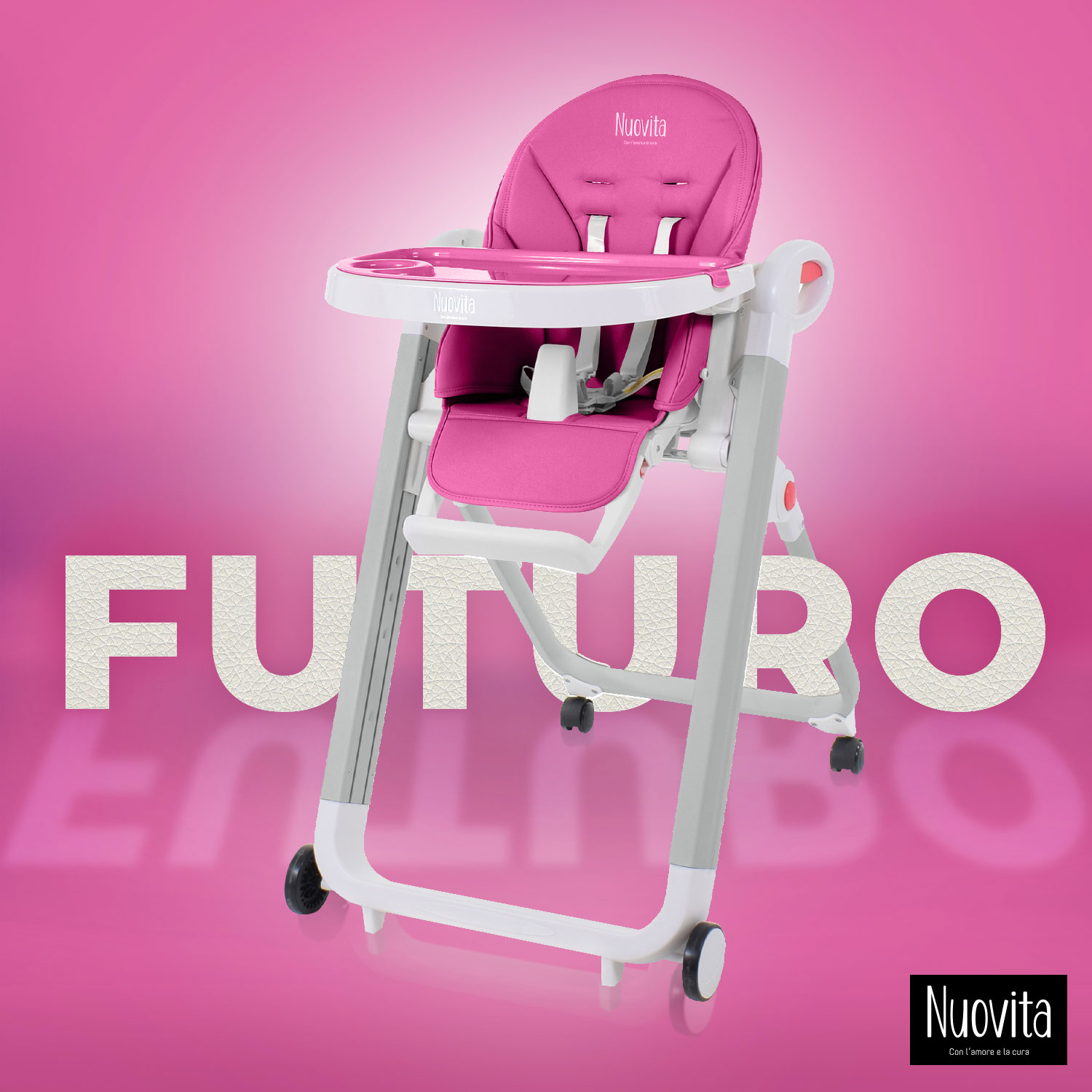 Стульчик для кормления Nuovita Futuro Bianco классический - фото 2