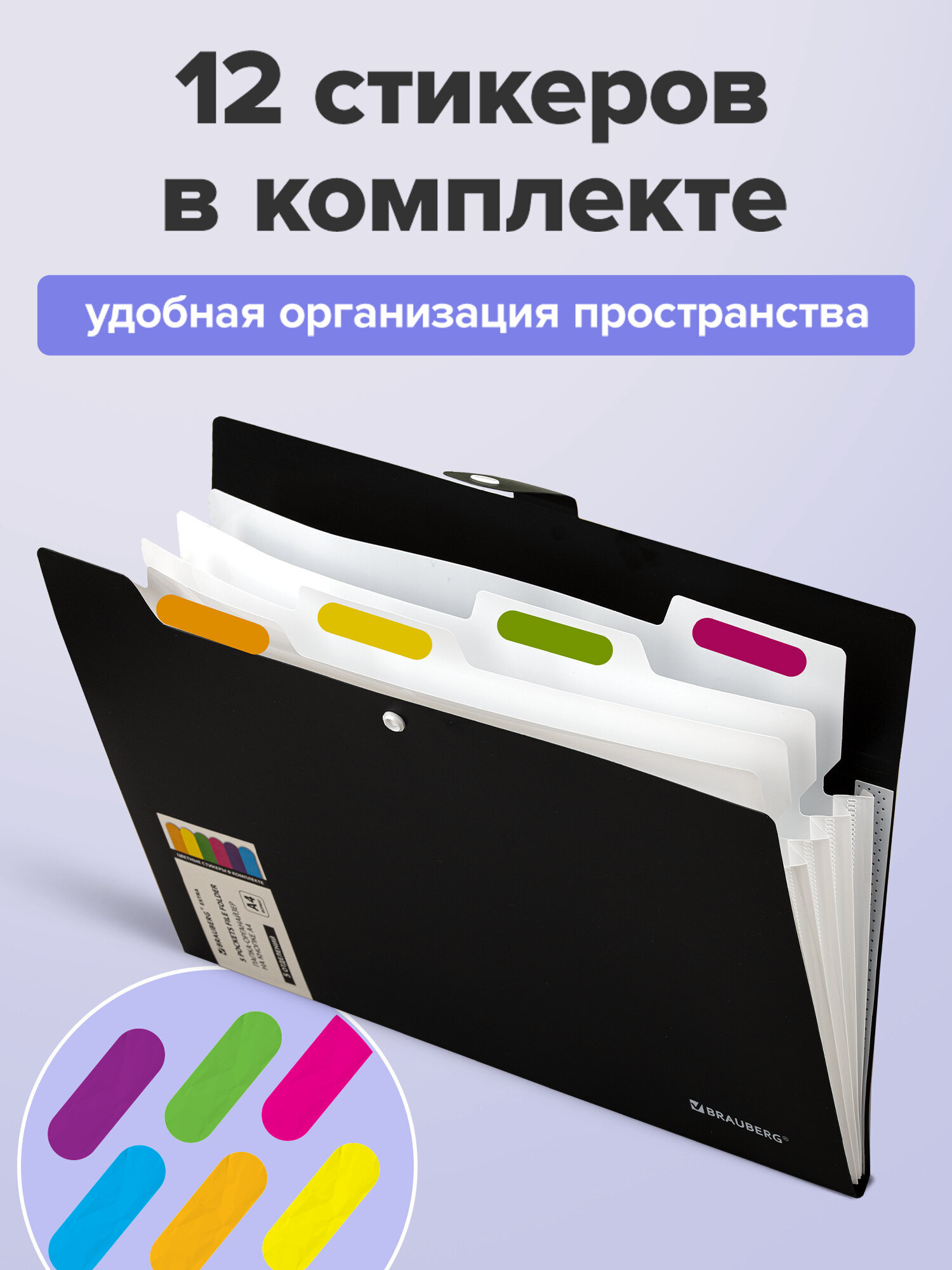 Папка-органайзер Brauberg А4 - фото 3