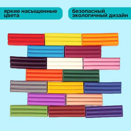 Пластилин Madliani Аквапарк восковой 18 цв.