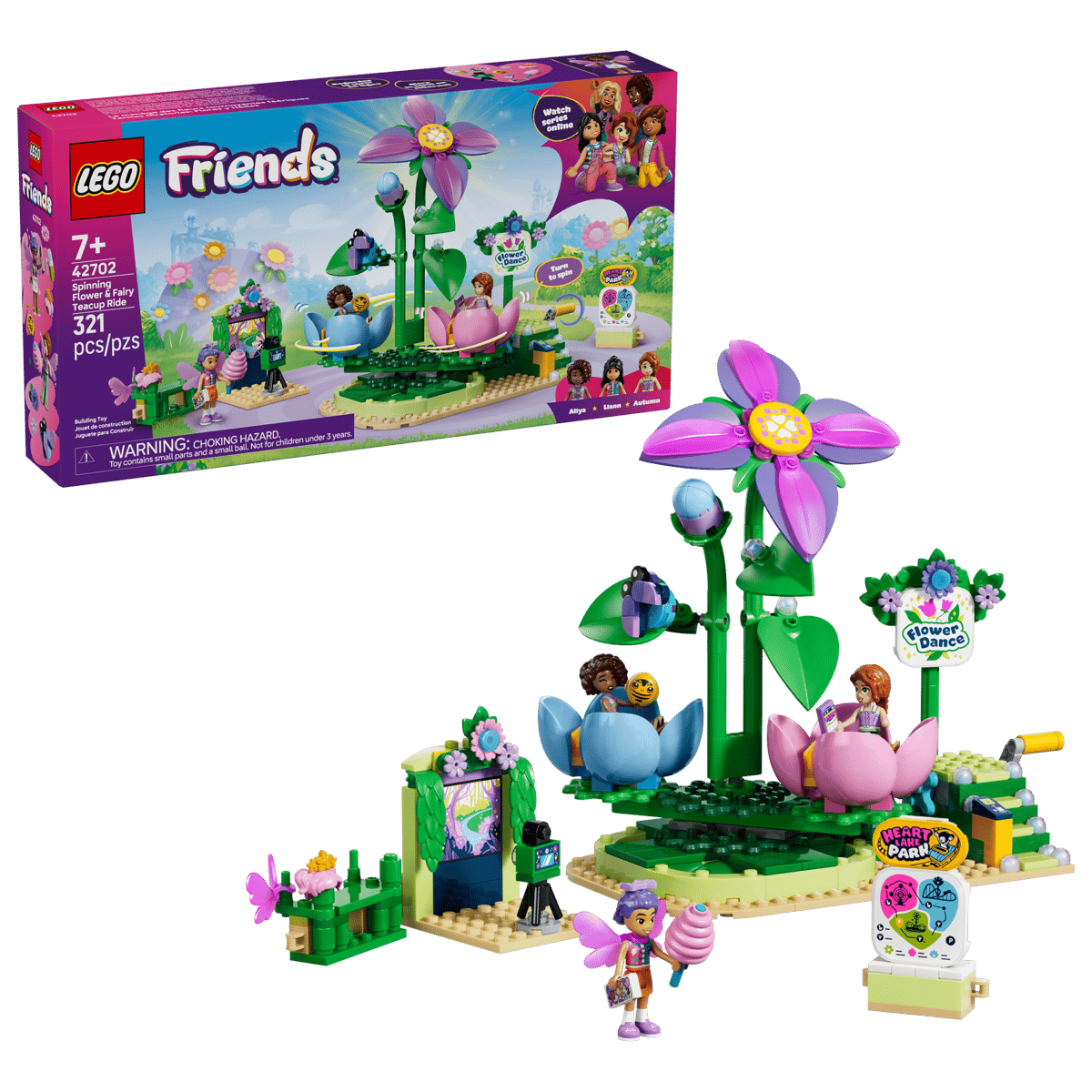 Конструктор LEGO Friends Катание на чайной чашке 321 дет. - фото 1