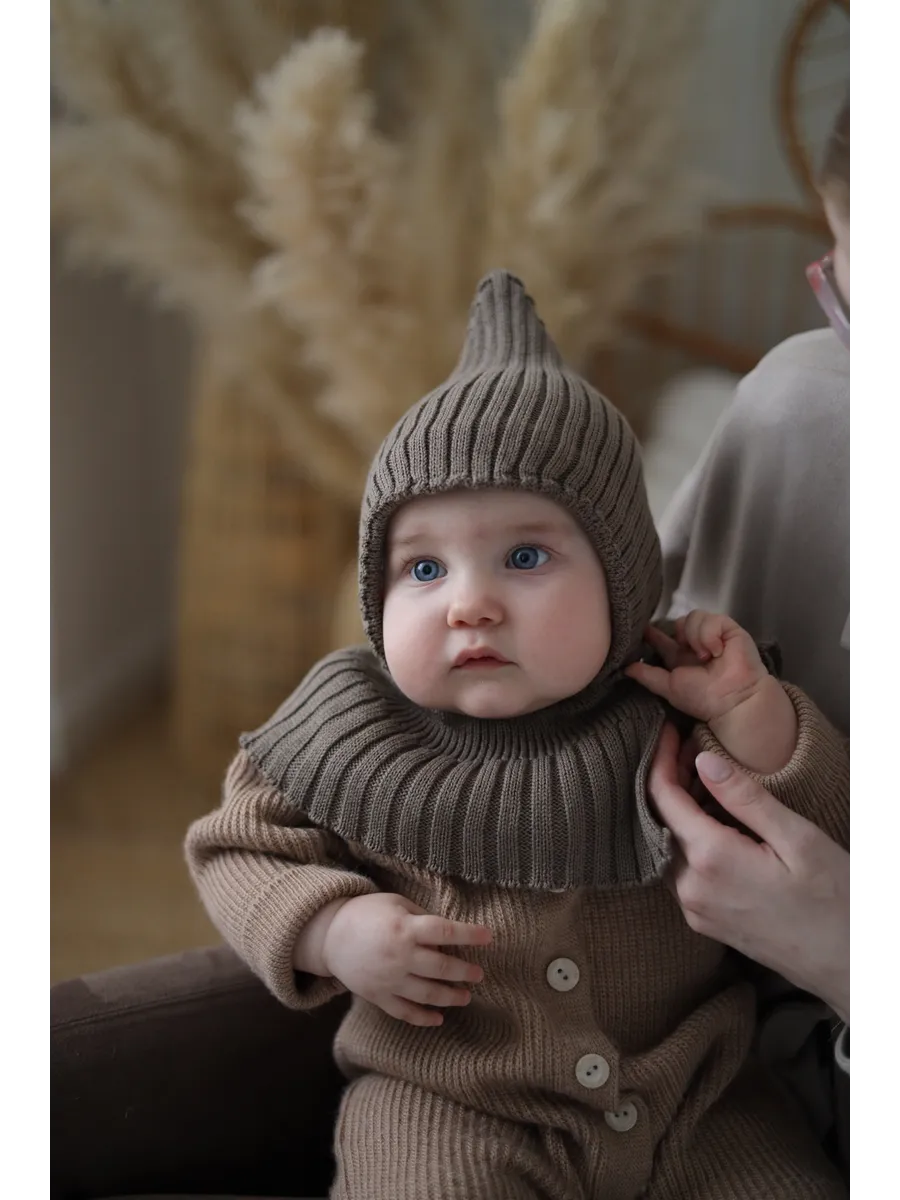 Шапка-шлем Starkoff Kids Д100214 - фото 10
