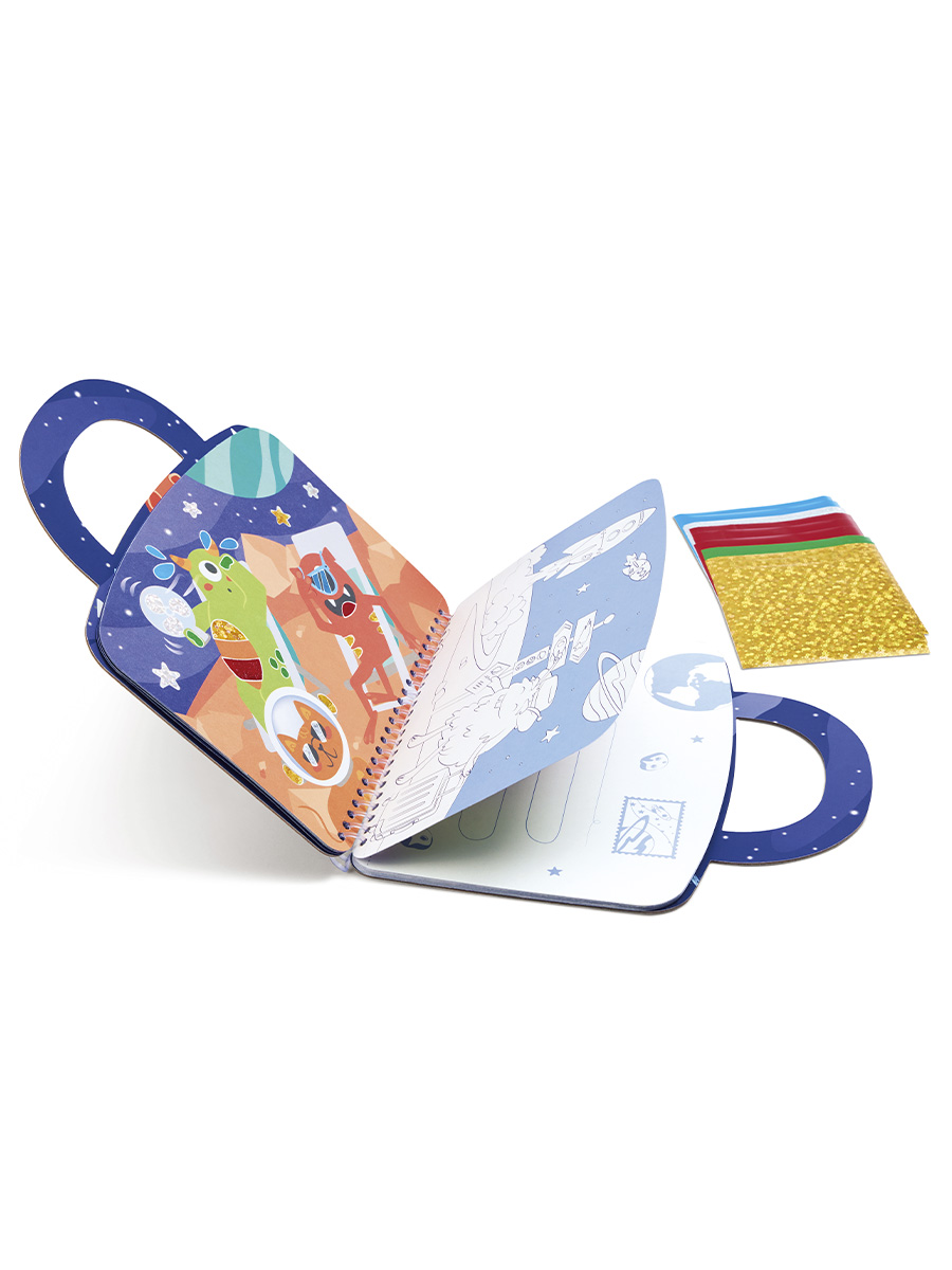 Набор для рисования Hape картина из фольги 13 шт. - фото 5