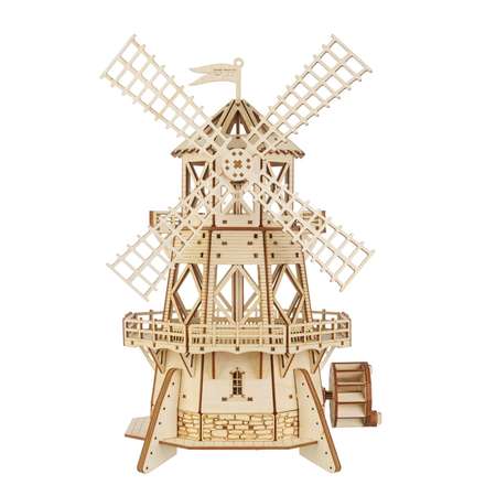 Сборная модель деревянная TADIWOOD Мельница механическая