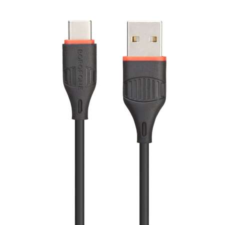 Сетевое зарядное устройство Borofone кабель Type-C 1м Черный