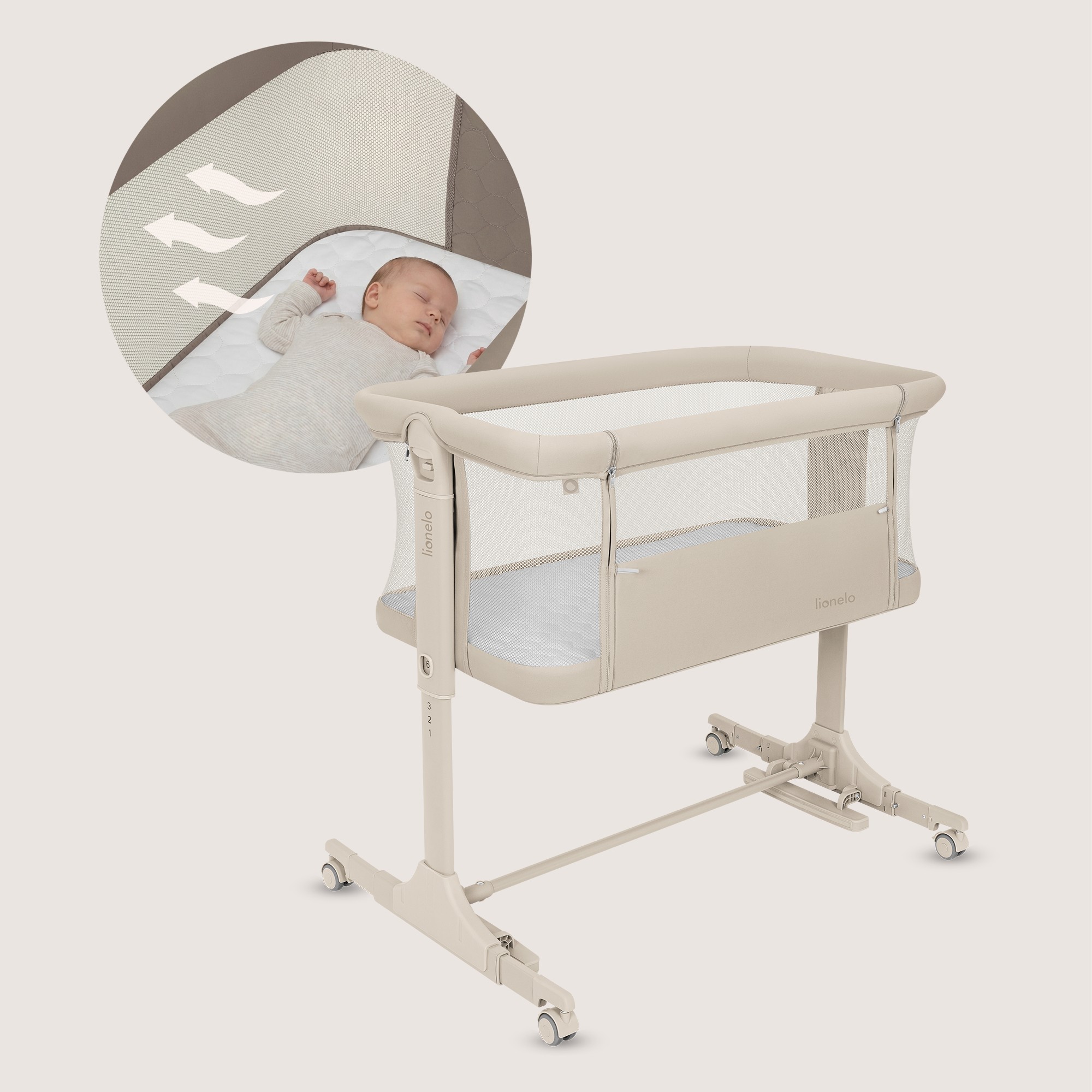 Колыбель Lionelo Pari бежевый - фото 5