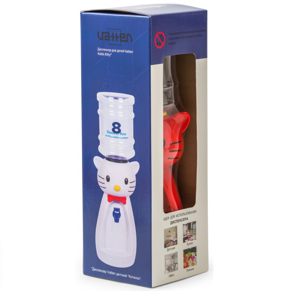 Кулер для воды VATTEN kids Kitty Red - фото 2