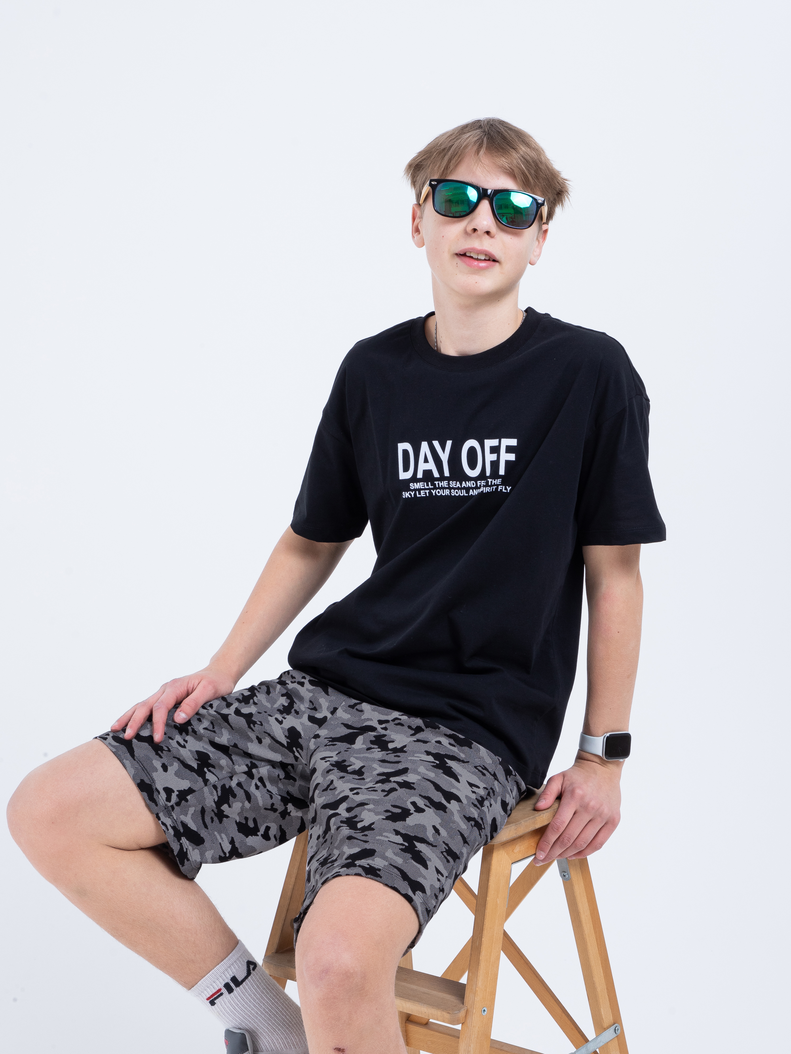 Шорты Lets Go 10413_серый - фото 5