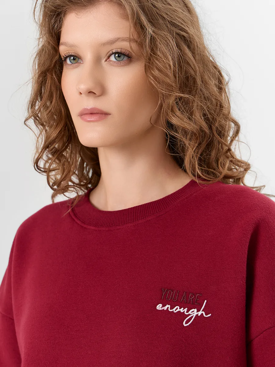 Свитшот Mark Formelle (Марк Формэль) 122887/1/бордо - фото 7