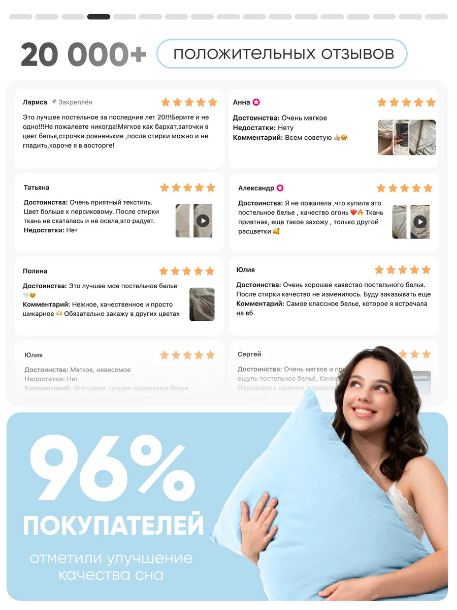 Комплект постельного белья My Cool Home двуспальный 4 предм. - фото 6