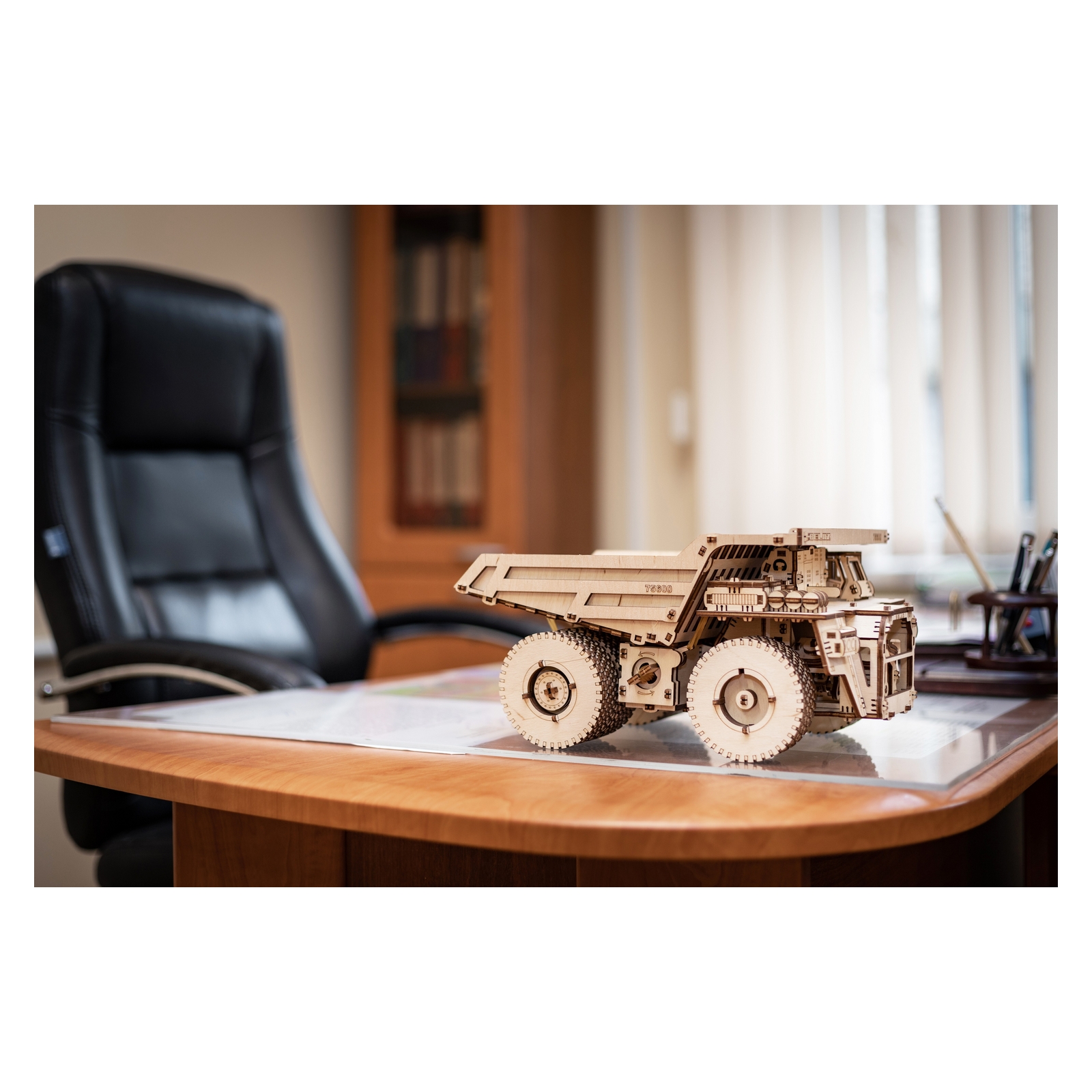 Конструктор Eco Wood Art Belaz 75600 деревянный 307 дет. - фото 9