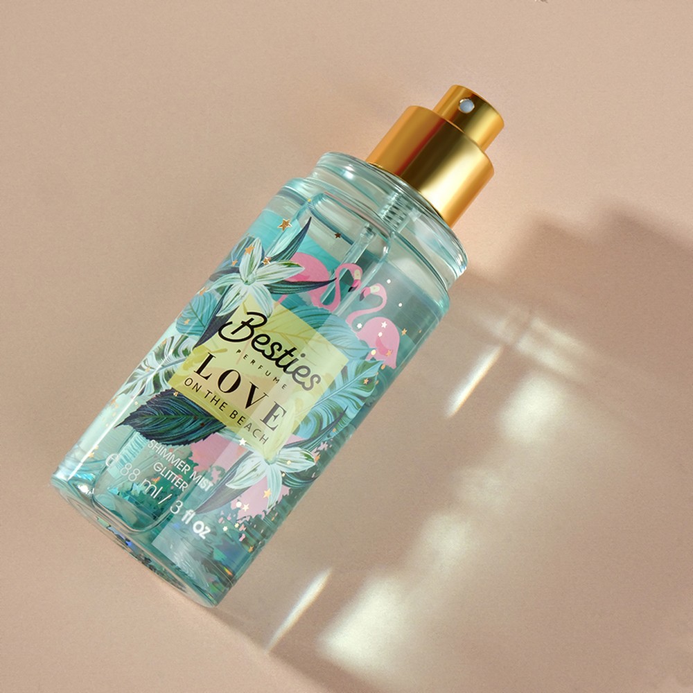 Мист парфюмированный BESTIES Shimmer mist love on the beach 88 мл - фото 9